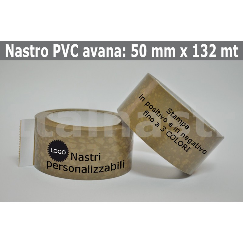Confezioni Nastri Adesivi PVC 50 mm. x 132 mt.