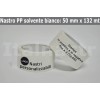 Nastro Adesivo PP Solvente 50 mm. x 132 mt. Bianco