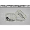 Nastro Adesivo PP Solvente 75 mm. x 660 mt. Bianco